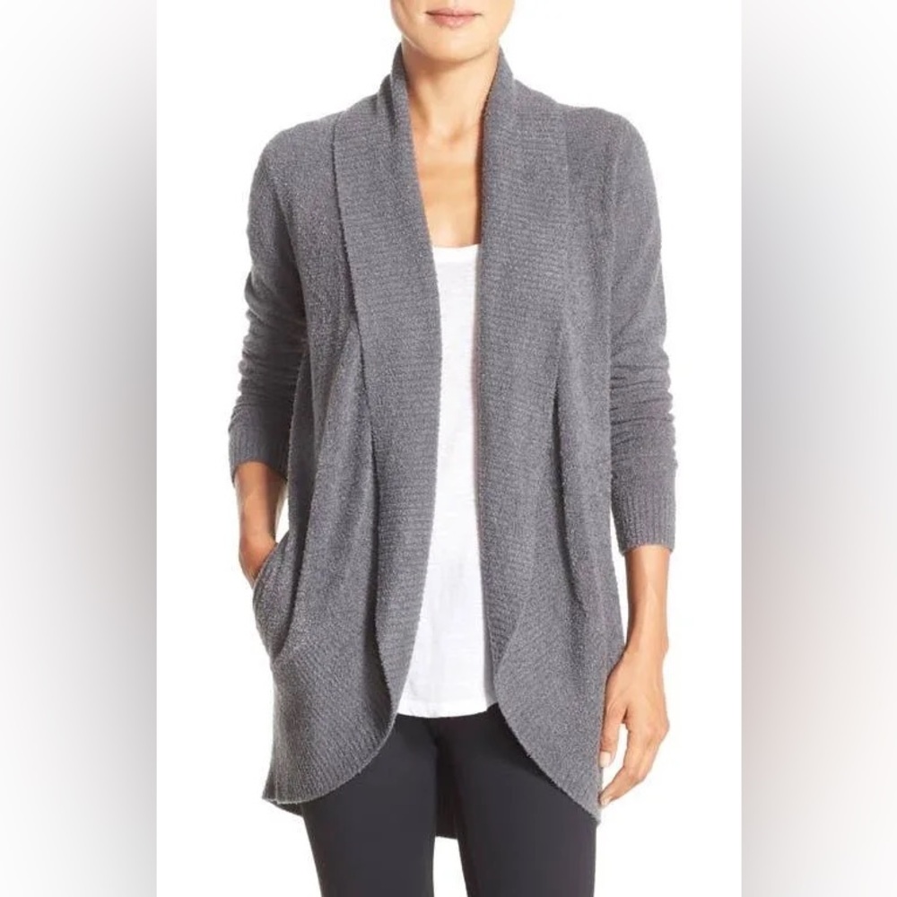 Barefoot Dreams CozyChic Circle Cardigan Grey XS/S